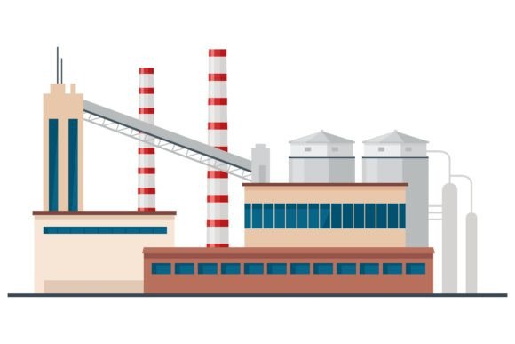 Download Plant and Factories. Industrial Building - Industrial building Collection